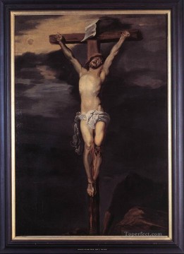 christ art - Christ on the Cross Baroque biblical Anthony van Dyck
